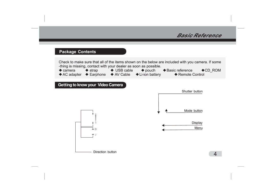 Cobra Digital DVC4000 manual 