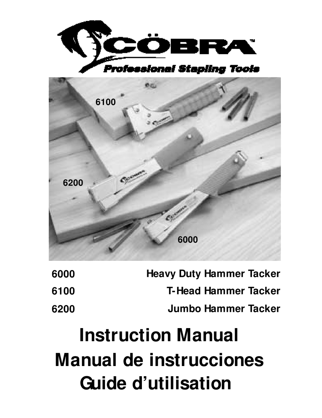 Cobra Electronics 6000 6100 6200 instruction manual Manual de instrucciones Guide d’utilisation 