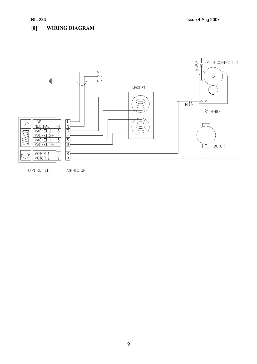 Cobra Electronics CM/200/3, CM/200/1 manual Wiring Diagram 