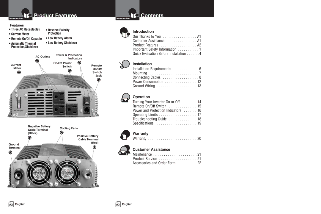 Cobra Electronics CPI 1550 warranty Product Features, Contents 