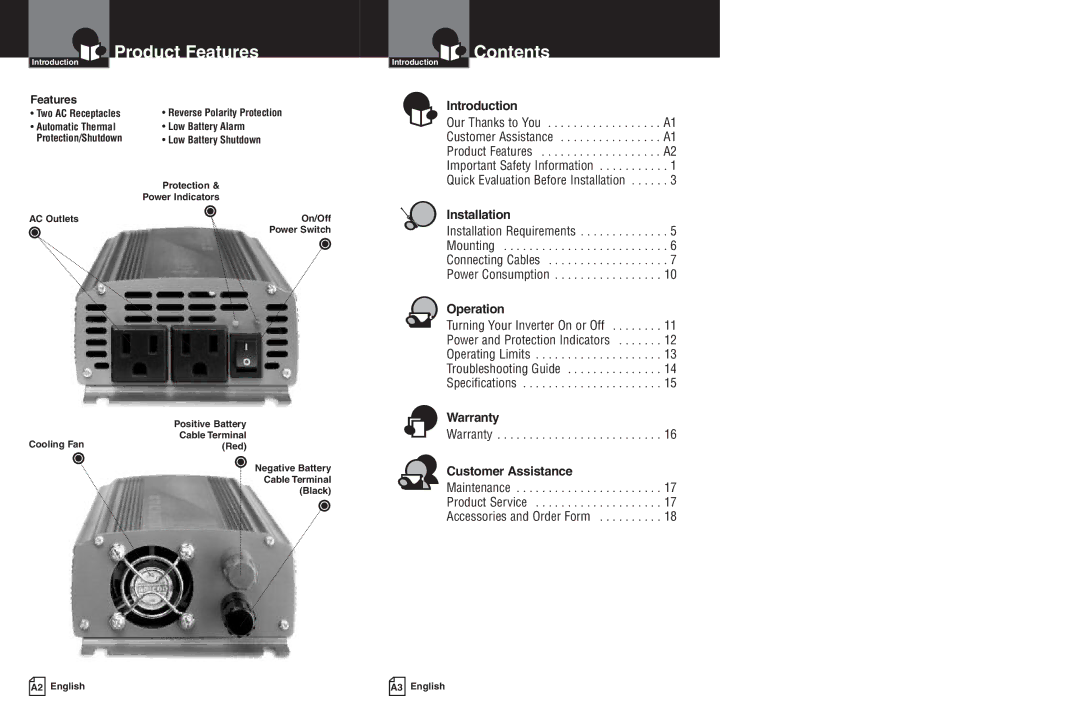 Cobra Electronics CPI 850 warranty Product Features, Contents 