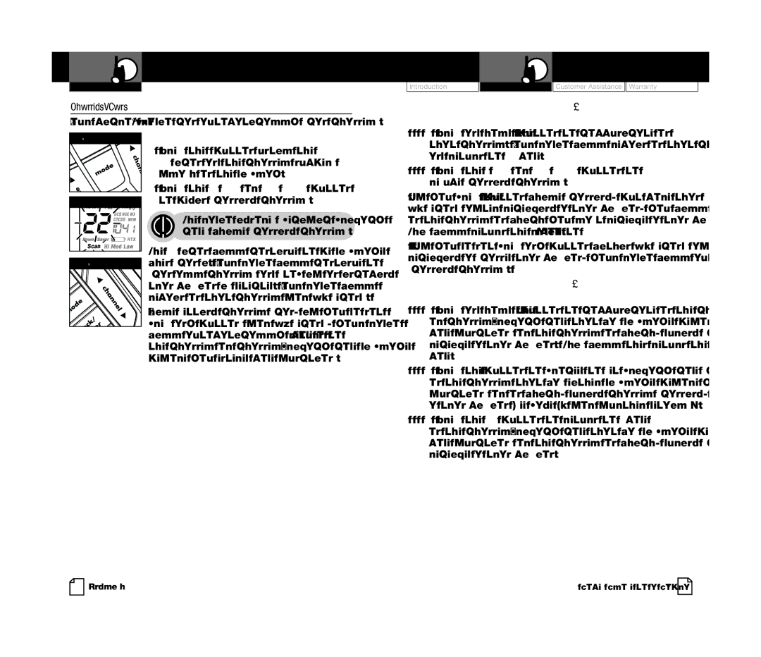 Cobra Electronics CXR925C Channel Scan, To scan channels, If you press the Talk button while scanning, but more than 