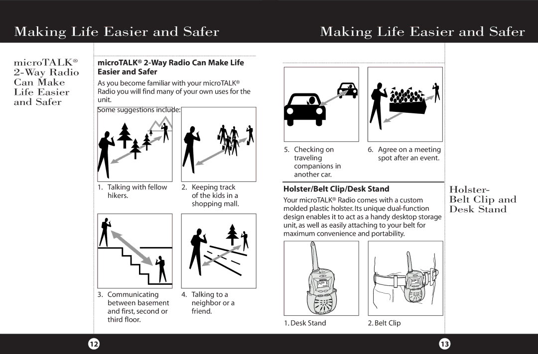 Cobra Electronics FRS 220 Making Life Easier and Safer, MicroTALK 2-Way Radio Can Make Life Easier and Safer 