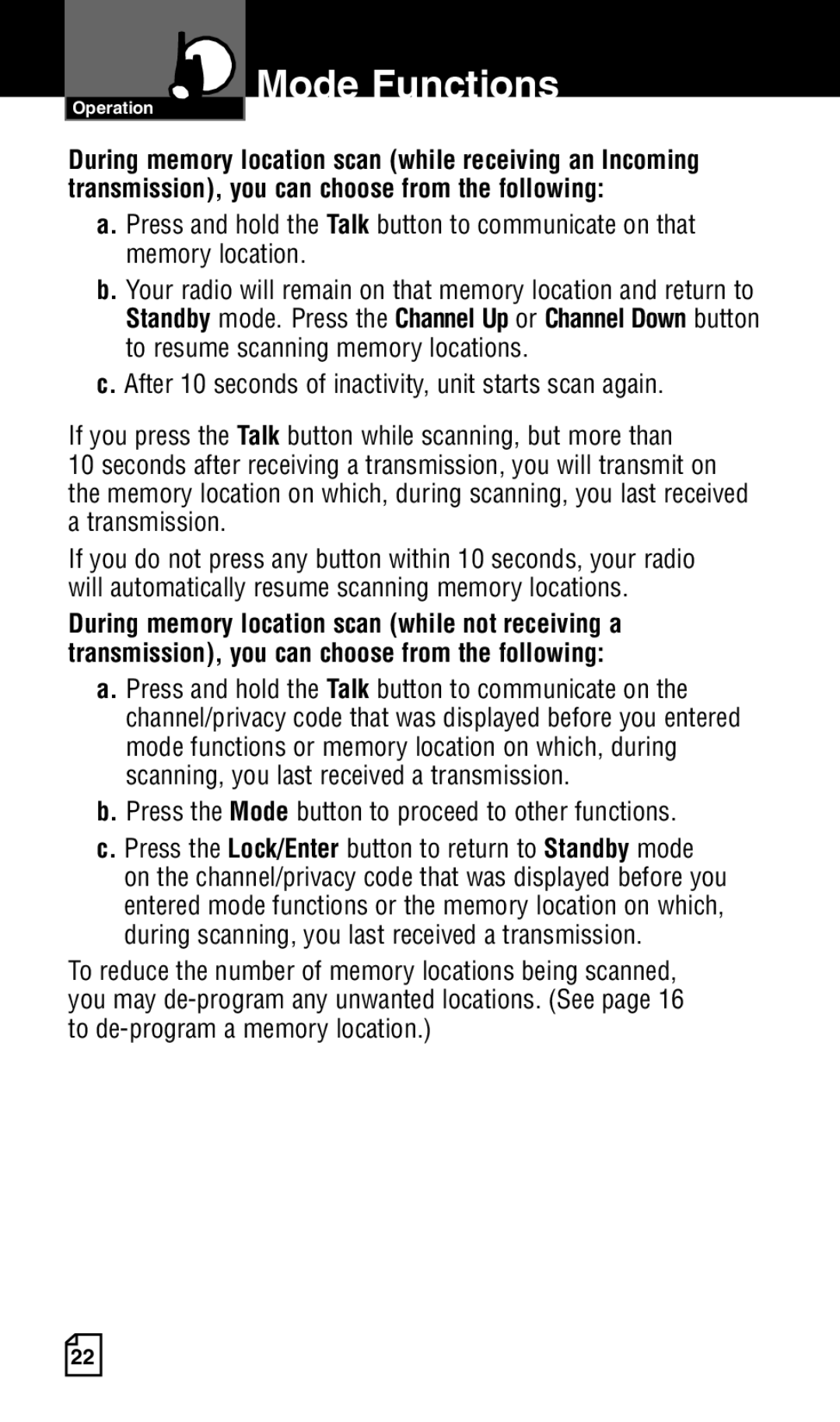 Cobra Electronics LI 6500WXC owner manual Press the Mode button to proceed to other functions 