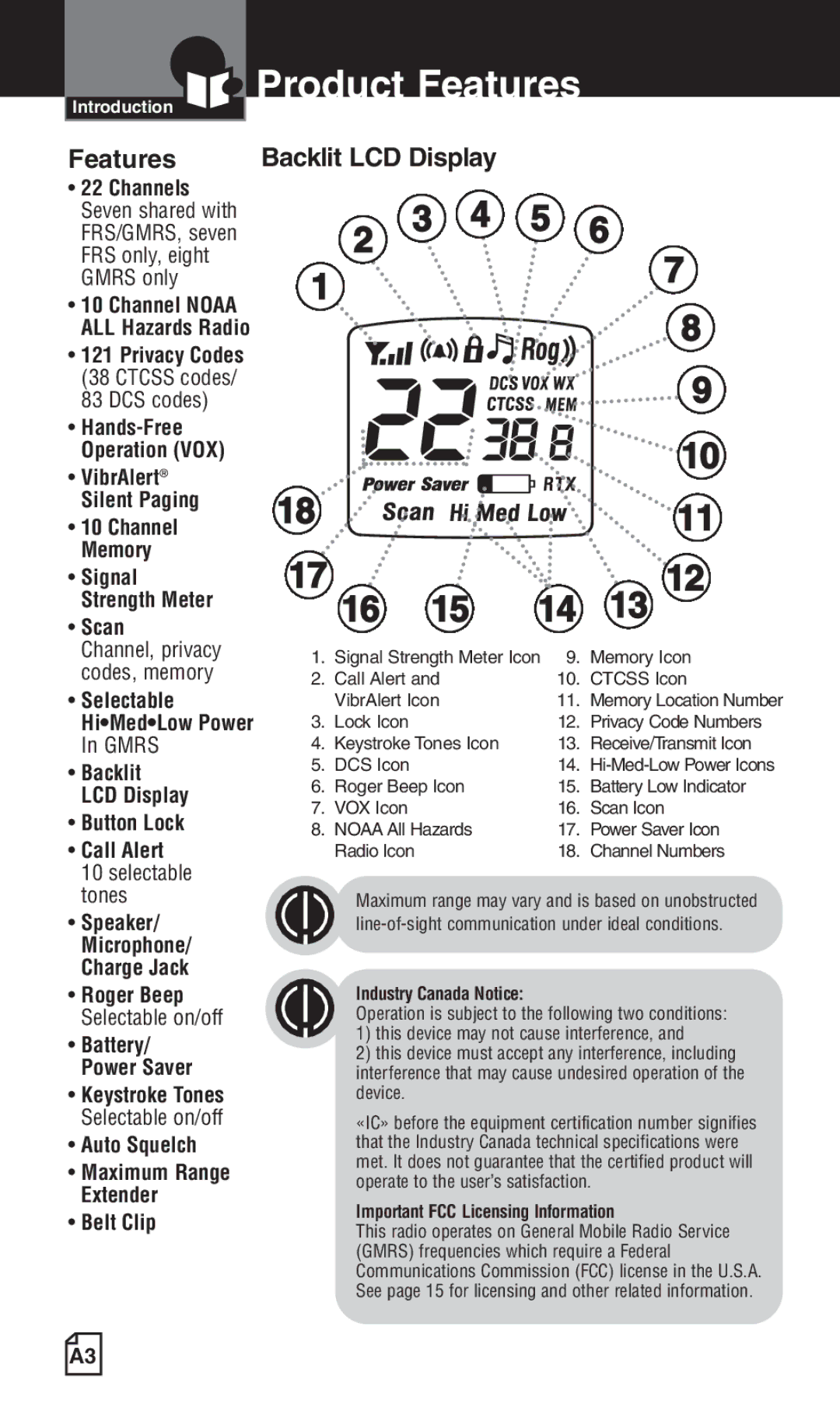 Cobra Electronics LI 6500WXC owner manual Features, Privacy Codes 