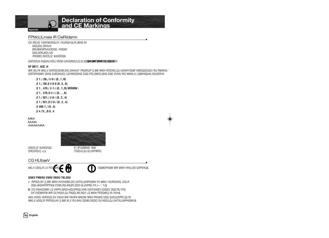 Cobra Electronics MR HH330 FLT EU owner manual Declaration of Conformity and CE Markings 