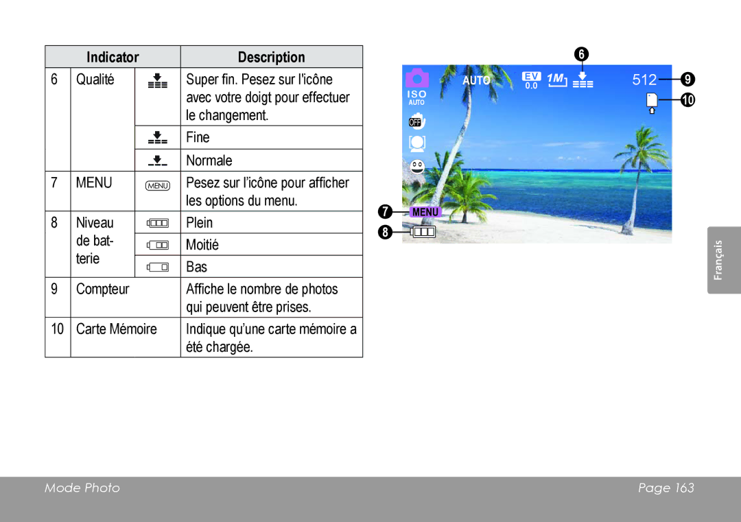 COBY electronic CAM4505 instruction manual 512 