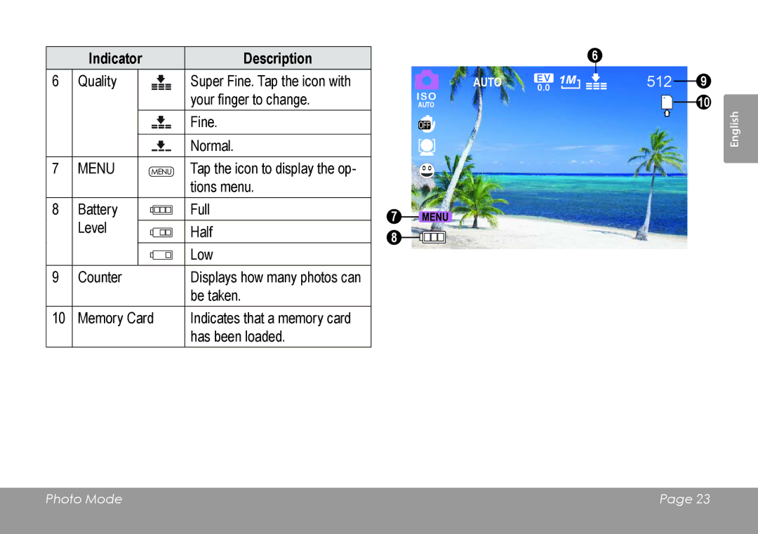 COBY electronic CAM4505 instruction manual 512 