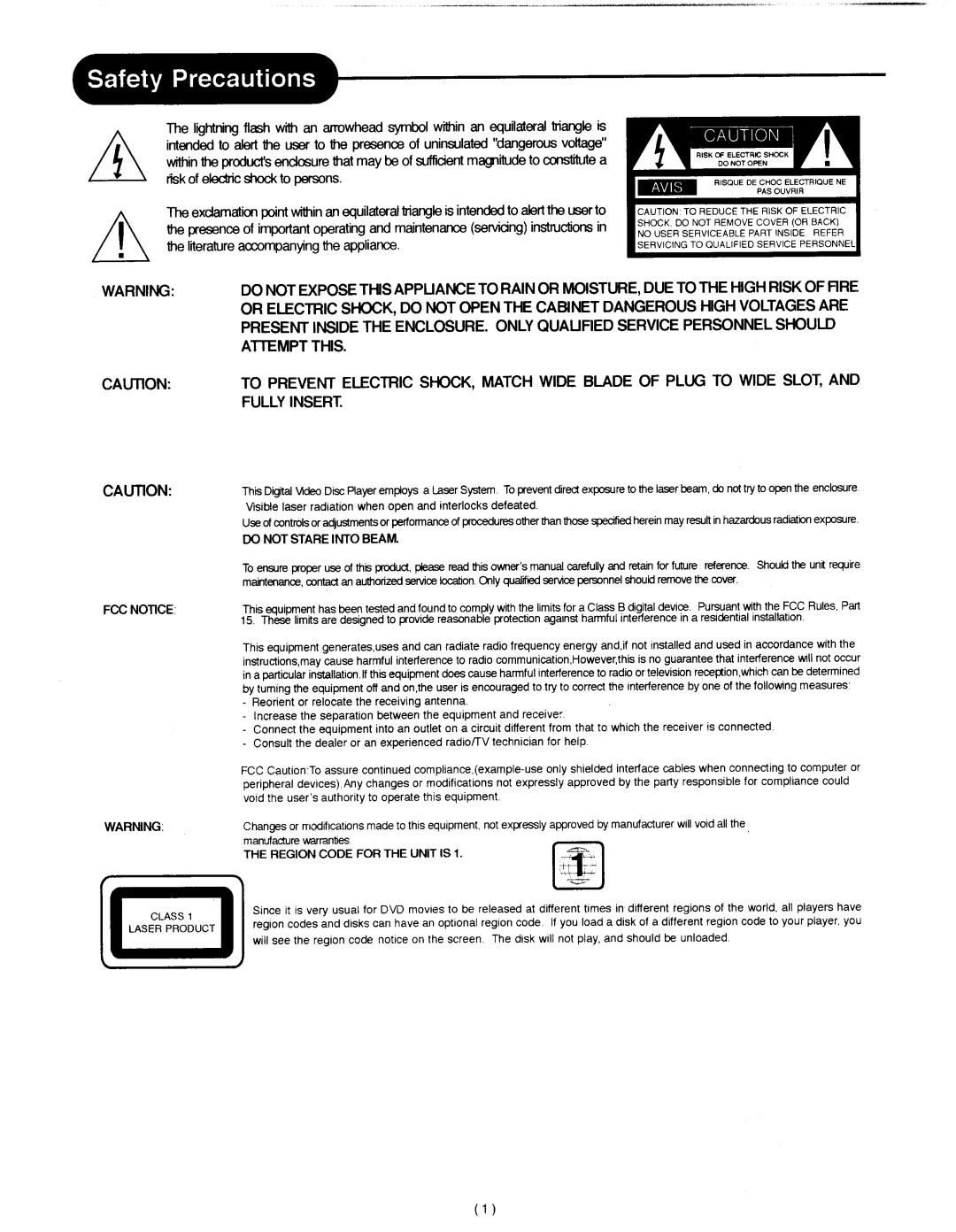 COBY electronic DVD-404 manual 