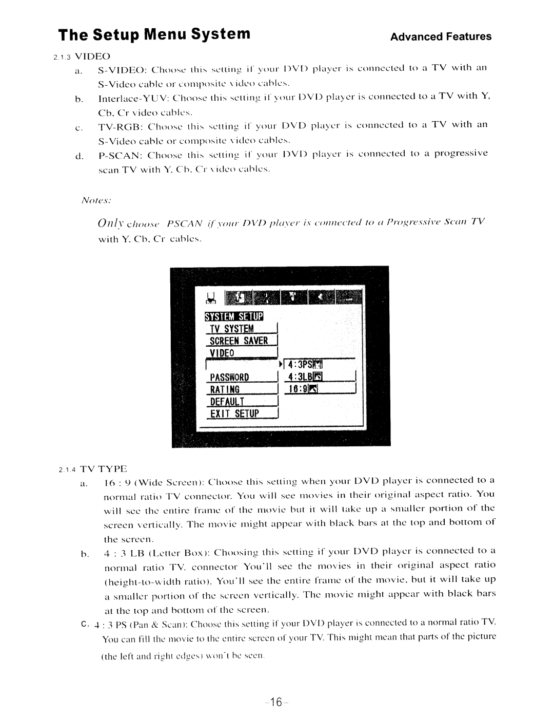 COBY electronic DVD-515 manual 