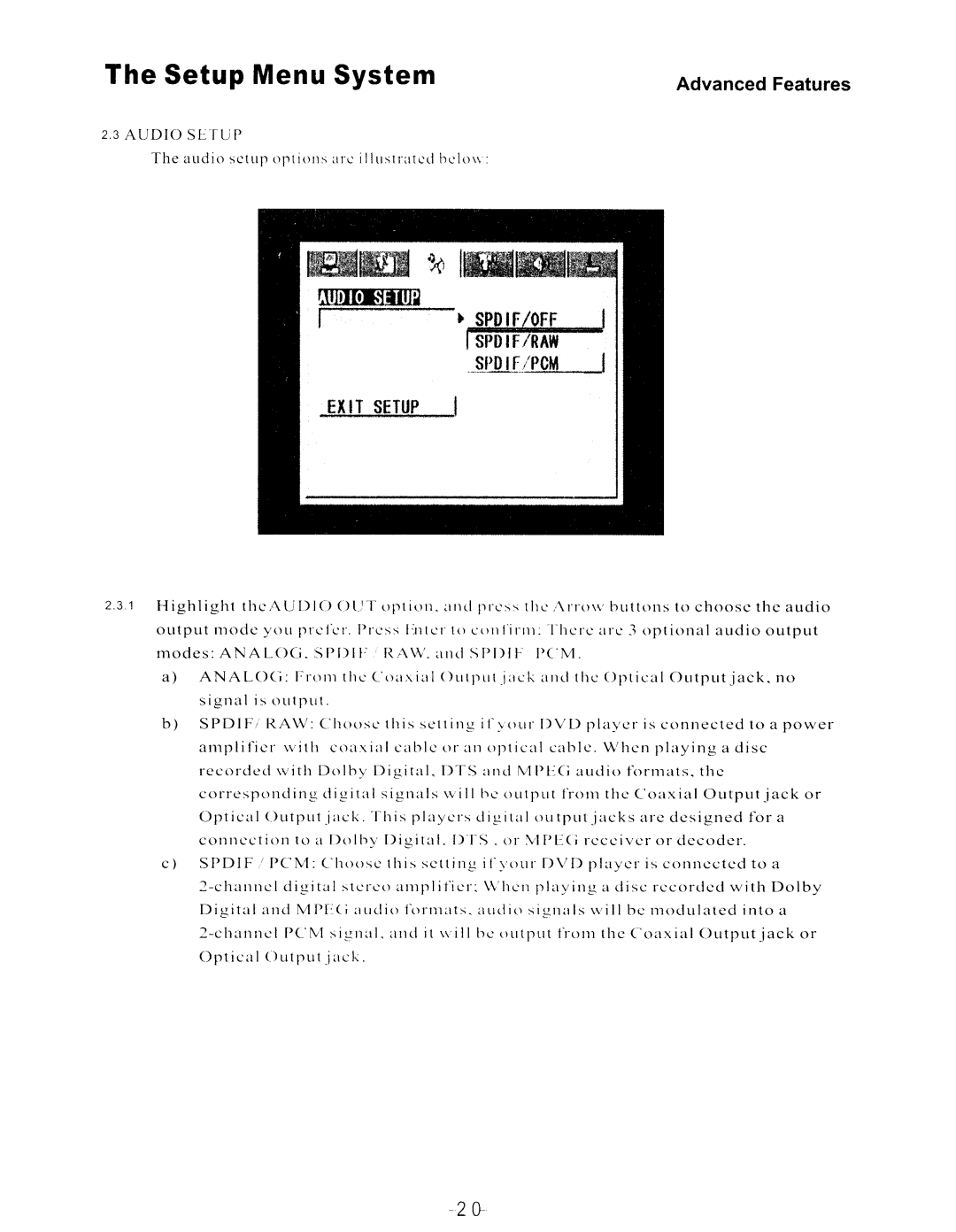 COBY electronic DVD-515 manual 