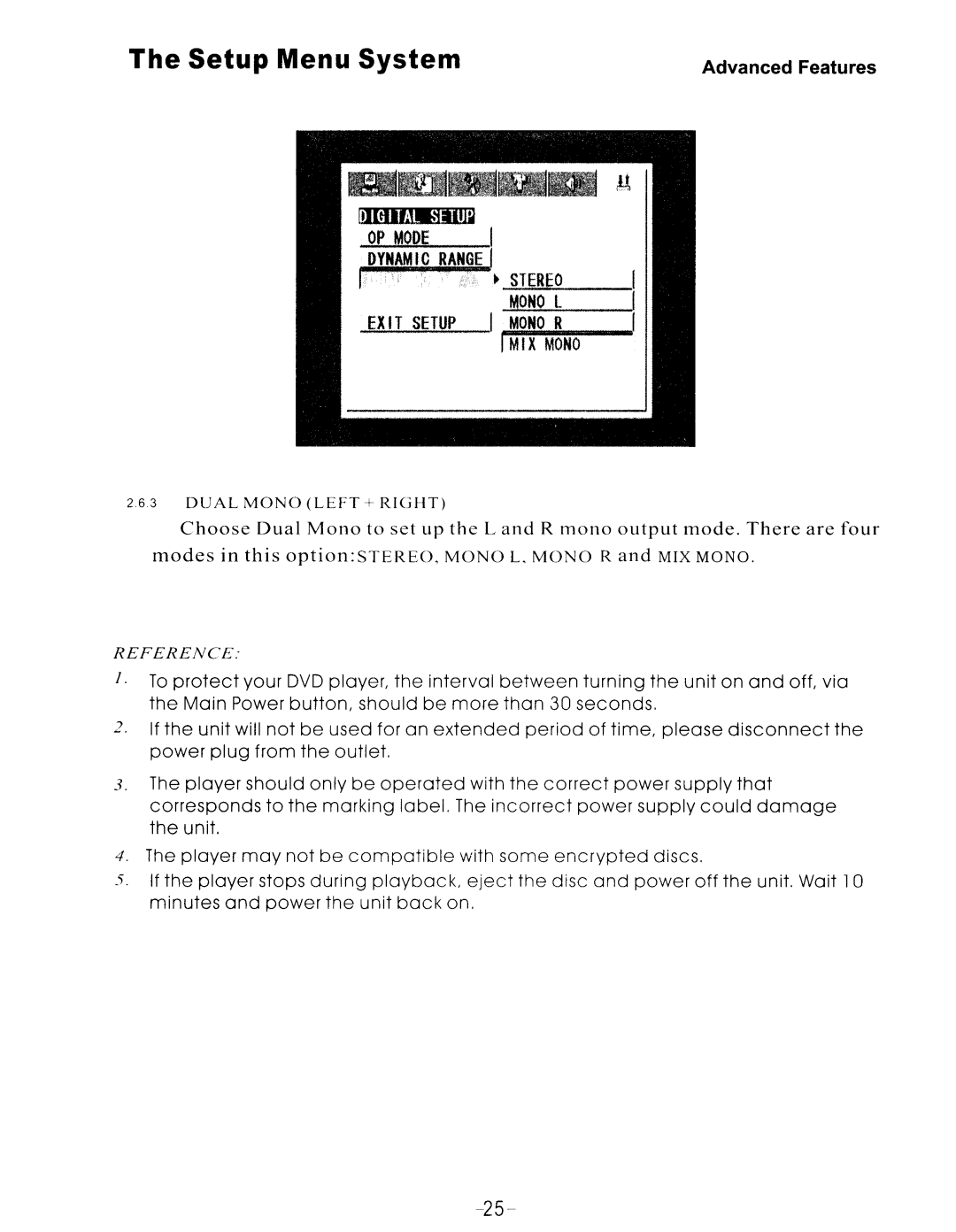 COBY electronic DVD-515 manual 