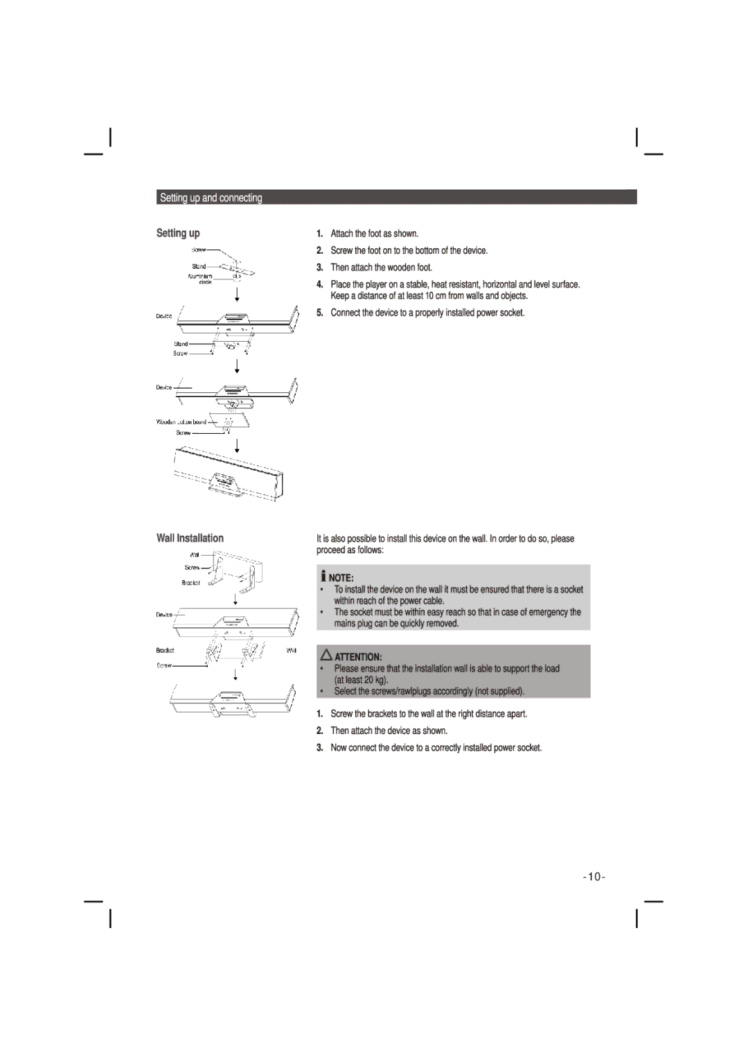 COBY electronic DVD988 instruction manual 