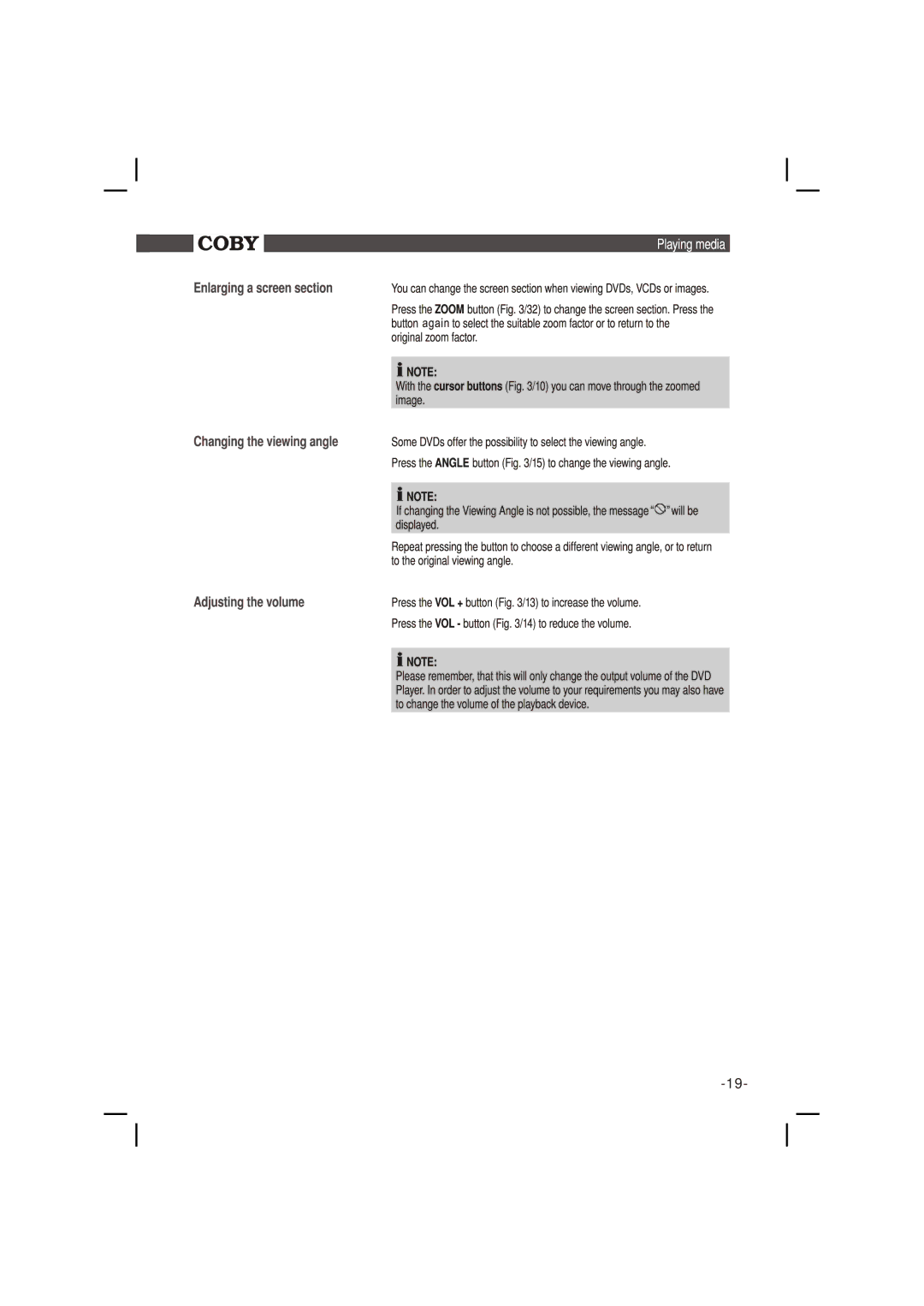 COBY electronic DVD988 instruction manual 