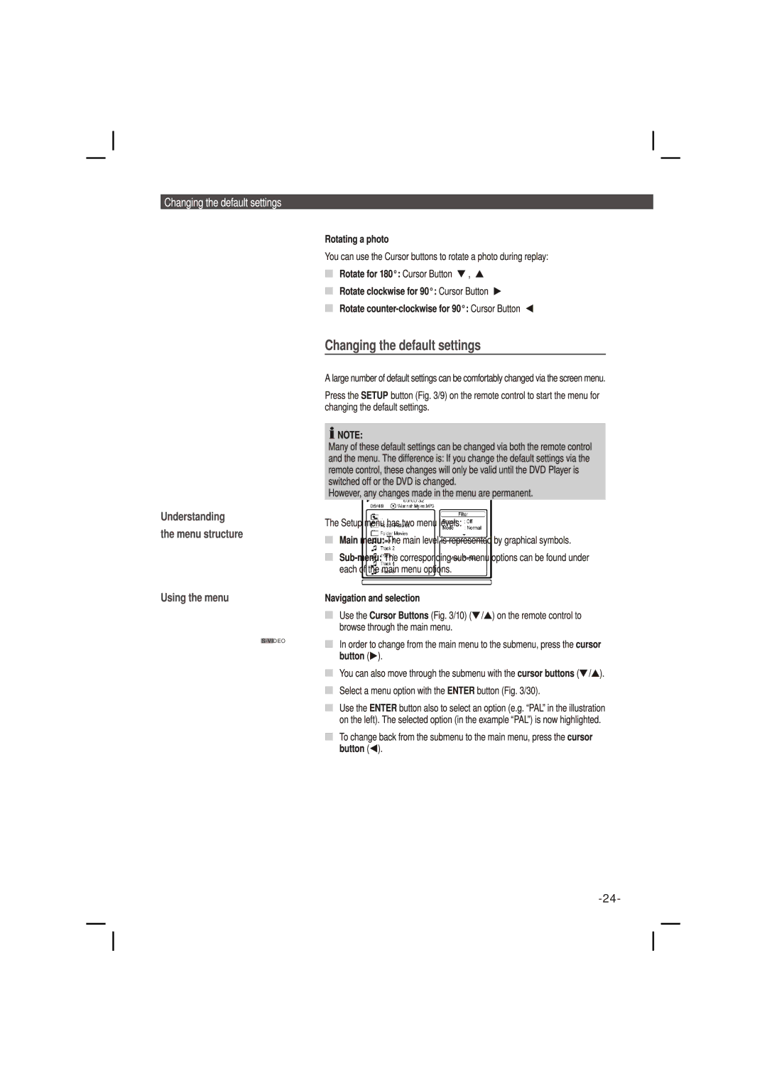 COBY electronic DVD988 instruction manual Video 