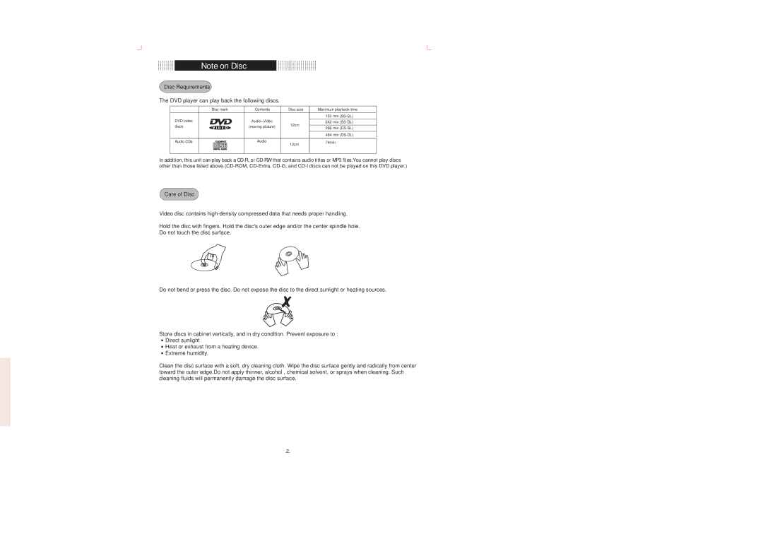 COBY electronic KTF-DVD 1093 operating instructions Min DS-SL 