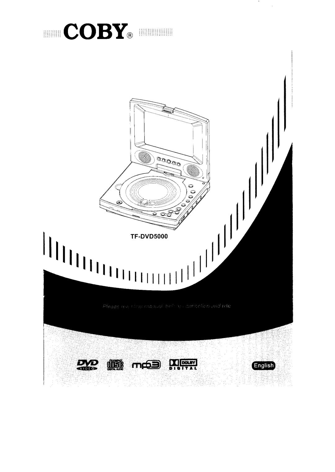 COBY electronic TF-DVD5000 manual 