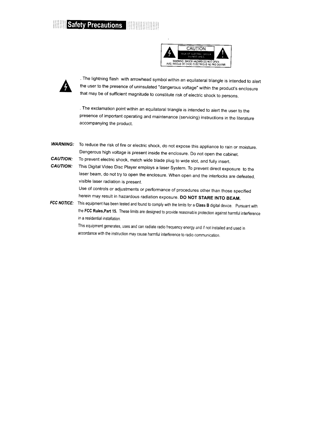 COBY electronic TF-DVD7100 manual 
