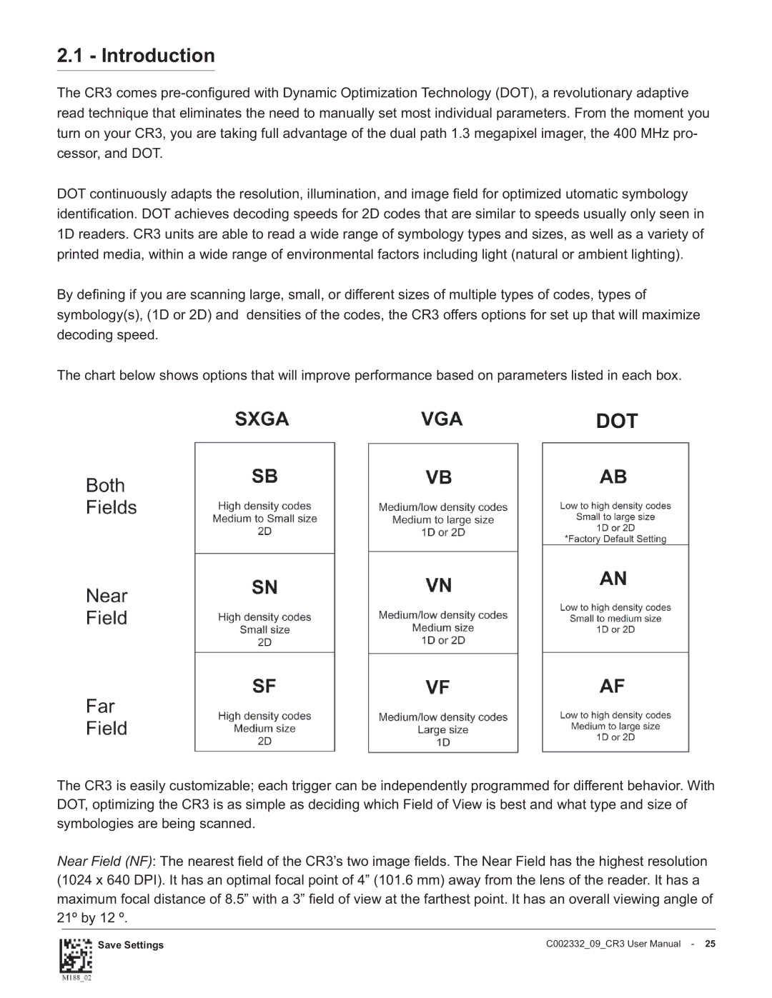 Code Alarm CR3 manual Introduction, Dot 