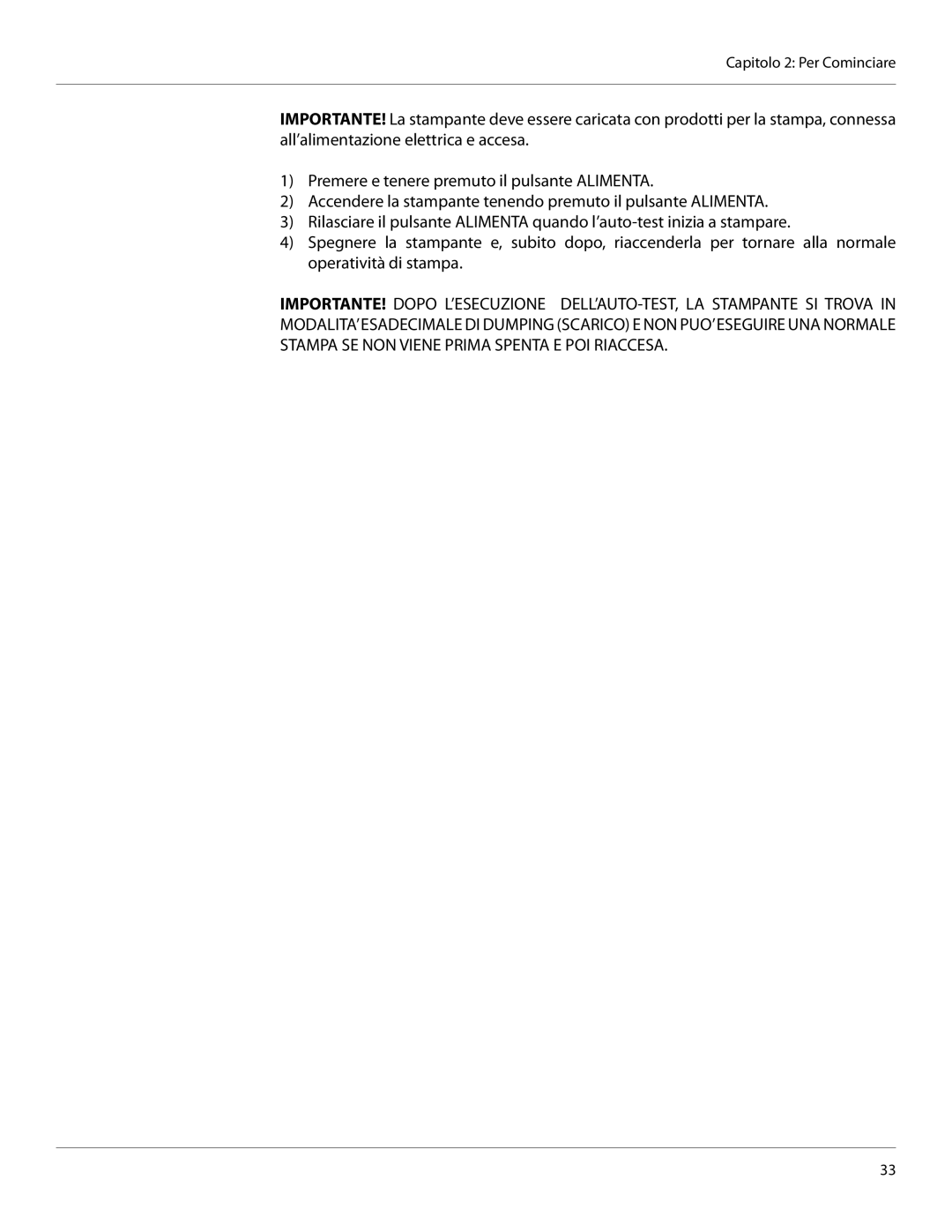 Cognitive Solutions CXI-UGML001-IT, CI user manual Capitolo 2 Per Cominciare 