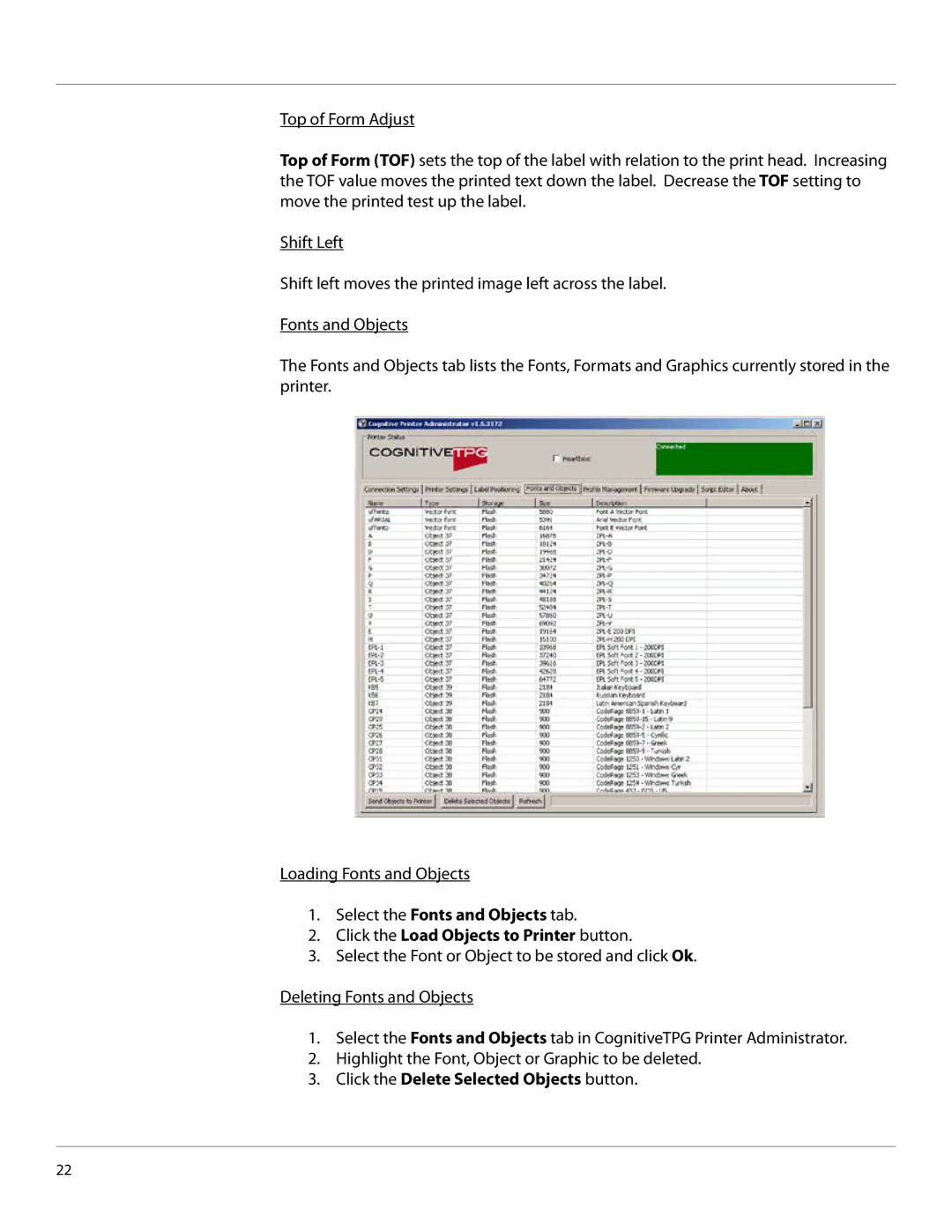 Cognitive Solutions EZLP-UG00000 user manual Click the Delete Selected Objects button 