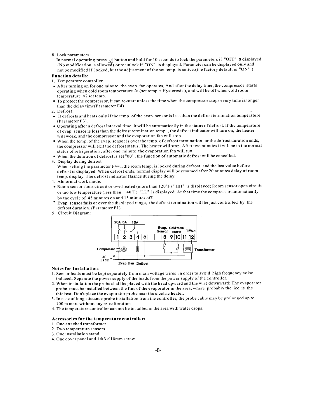 ColdTech FD-1R, CFD-3R, CFD-2F, CFD-1F, CFD-3F, CFD-2R owner manual 