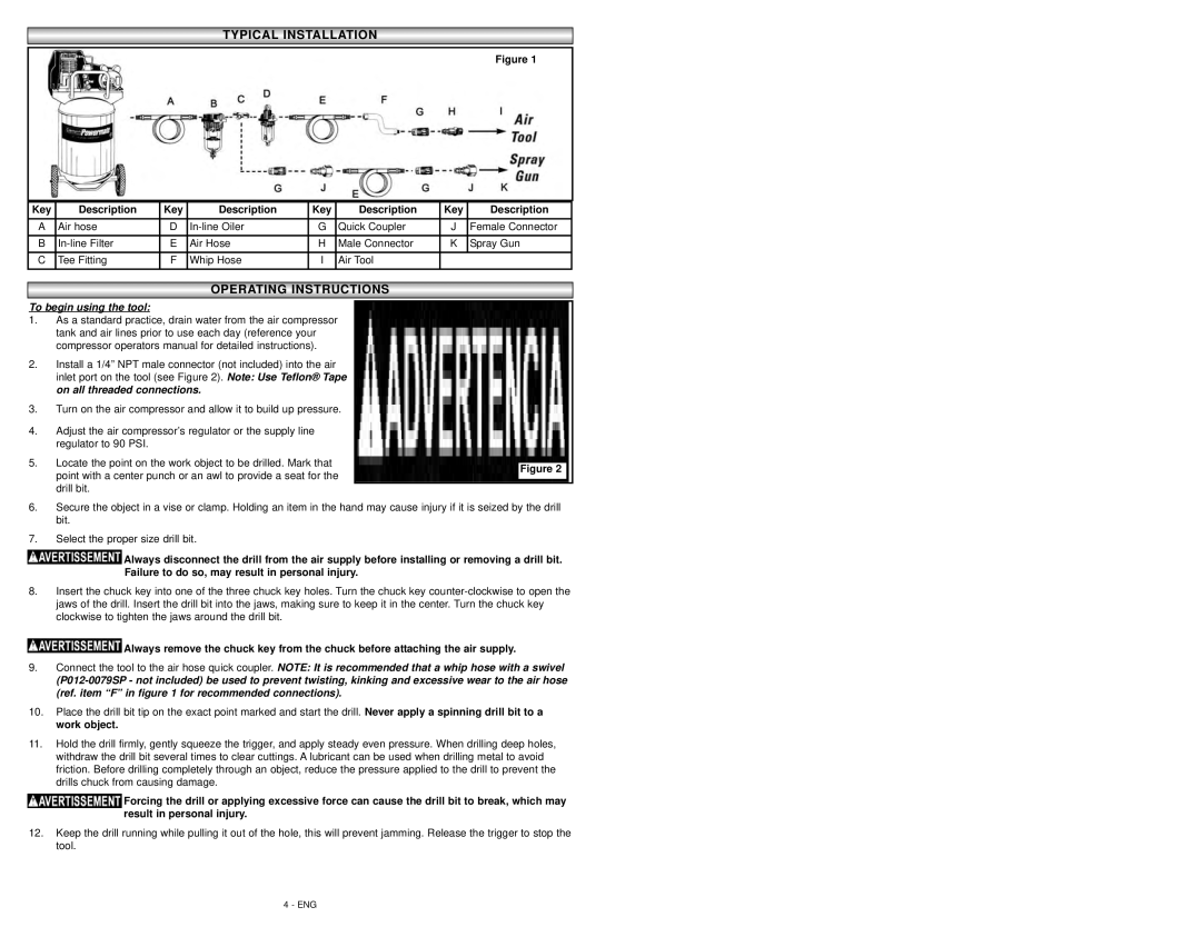 Coleman 024-0076CT warranty Typicaltypical Instinstallaallationtion, Operaoperatingting Instructionsinstructions 