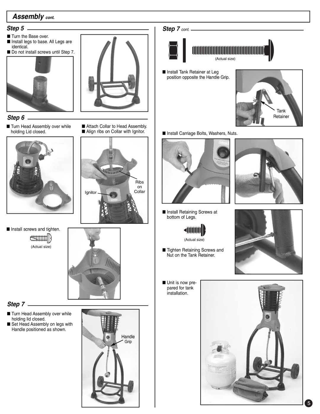 Coleman 2200 manual Cont 