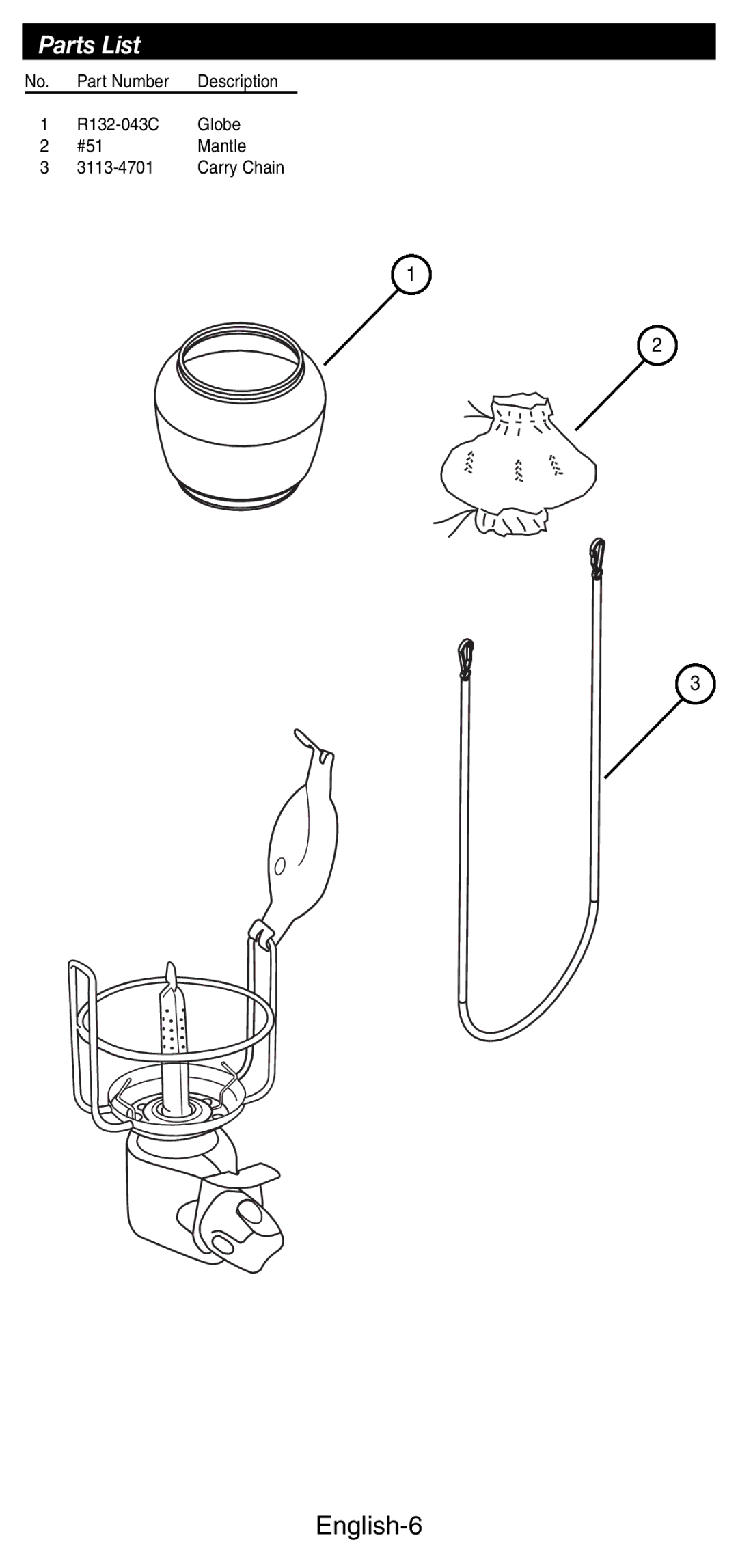 Coleman 3113 manual English-6 