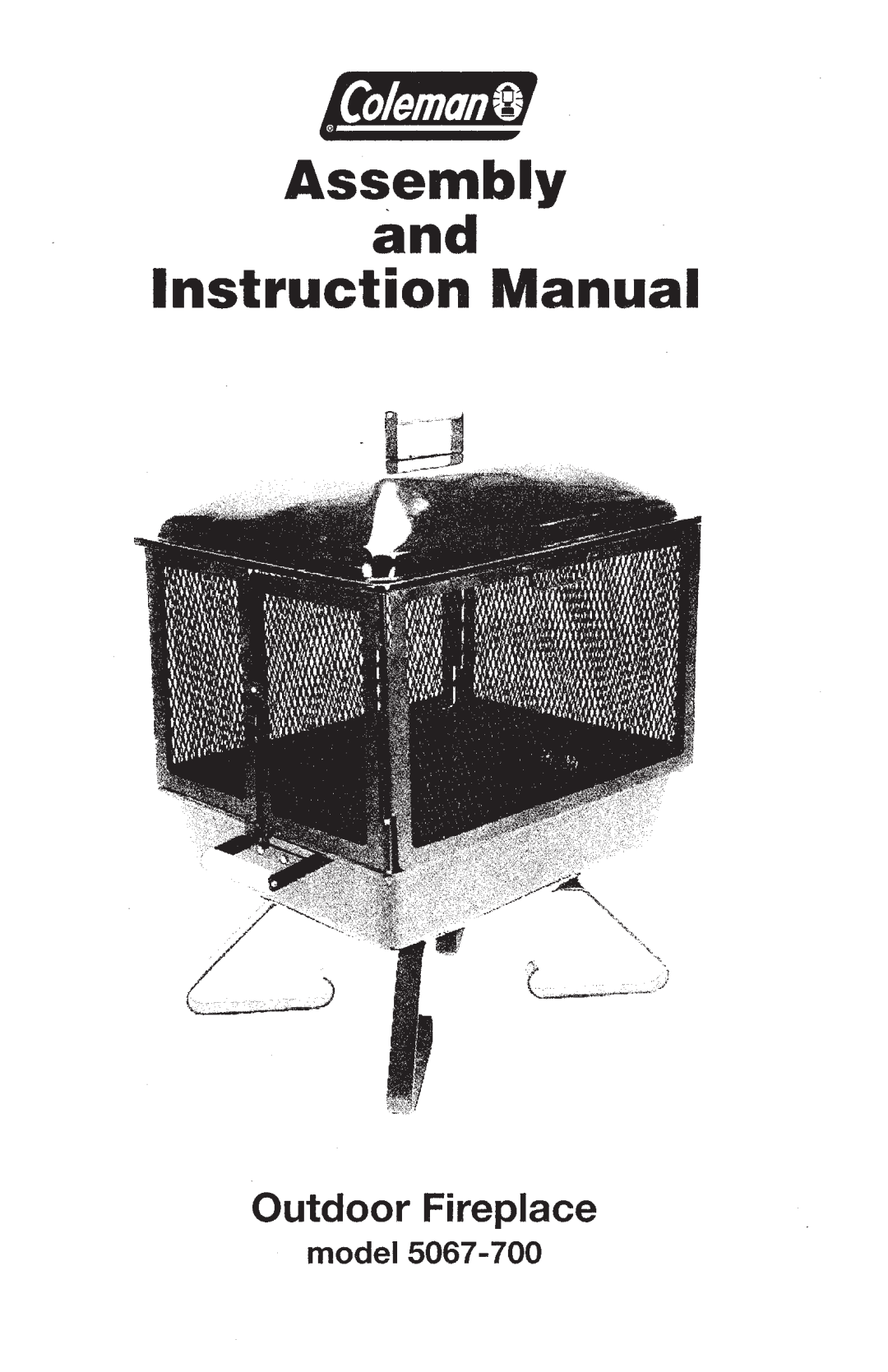 Coleman 5067-700 manual 