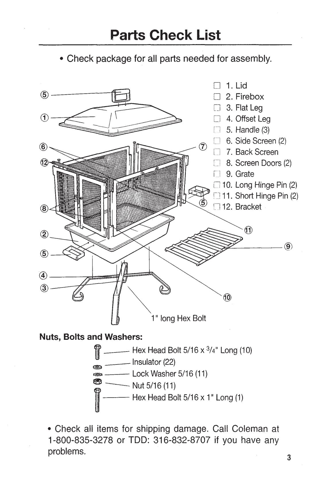 Coleman 5067-700 manual 