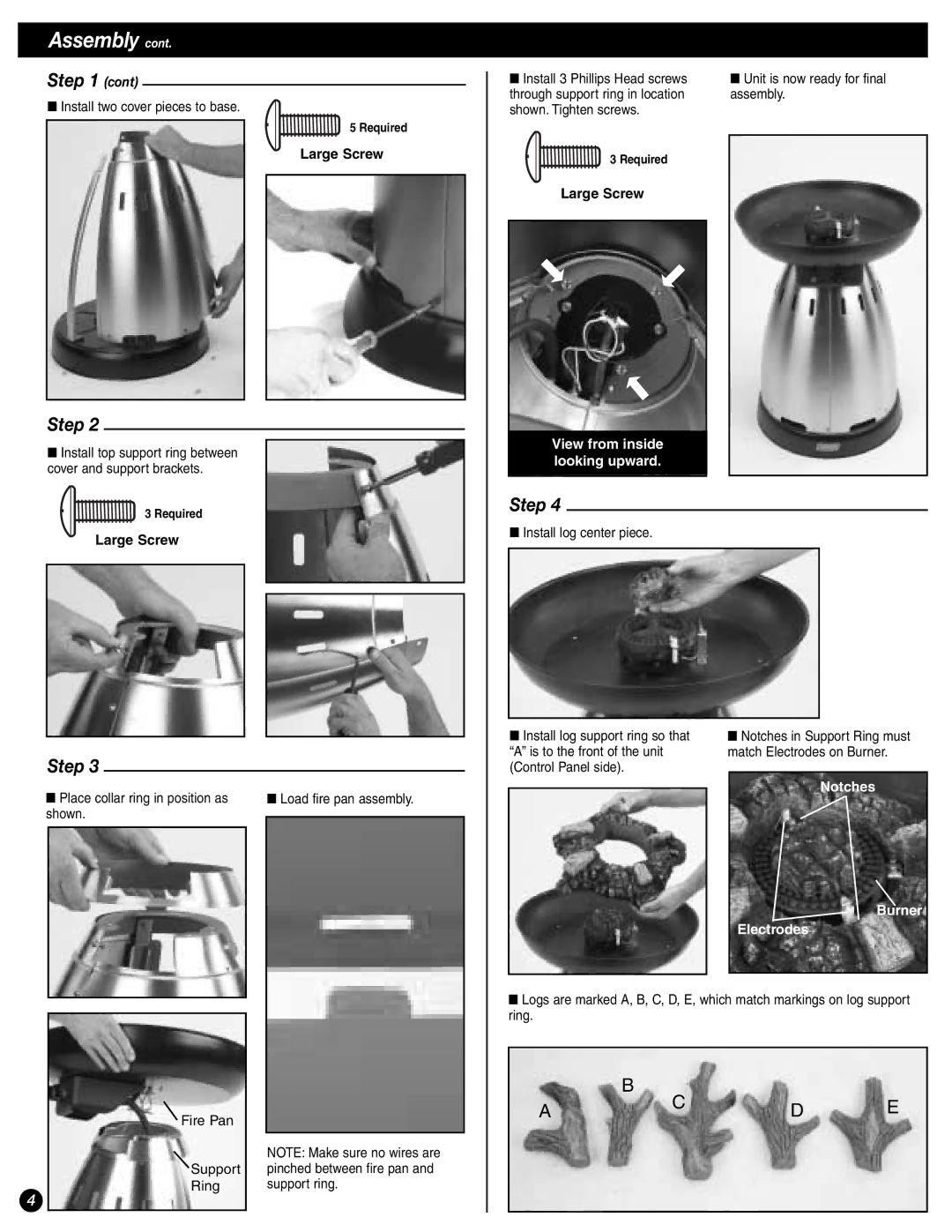 Coleman 5076 manual Cont 