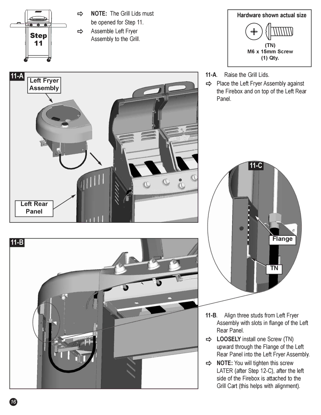 Coleman 5600 manual 11-B, 11-C, ALeft Fryer Assembly Left Rear Panel 