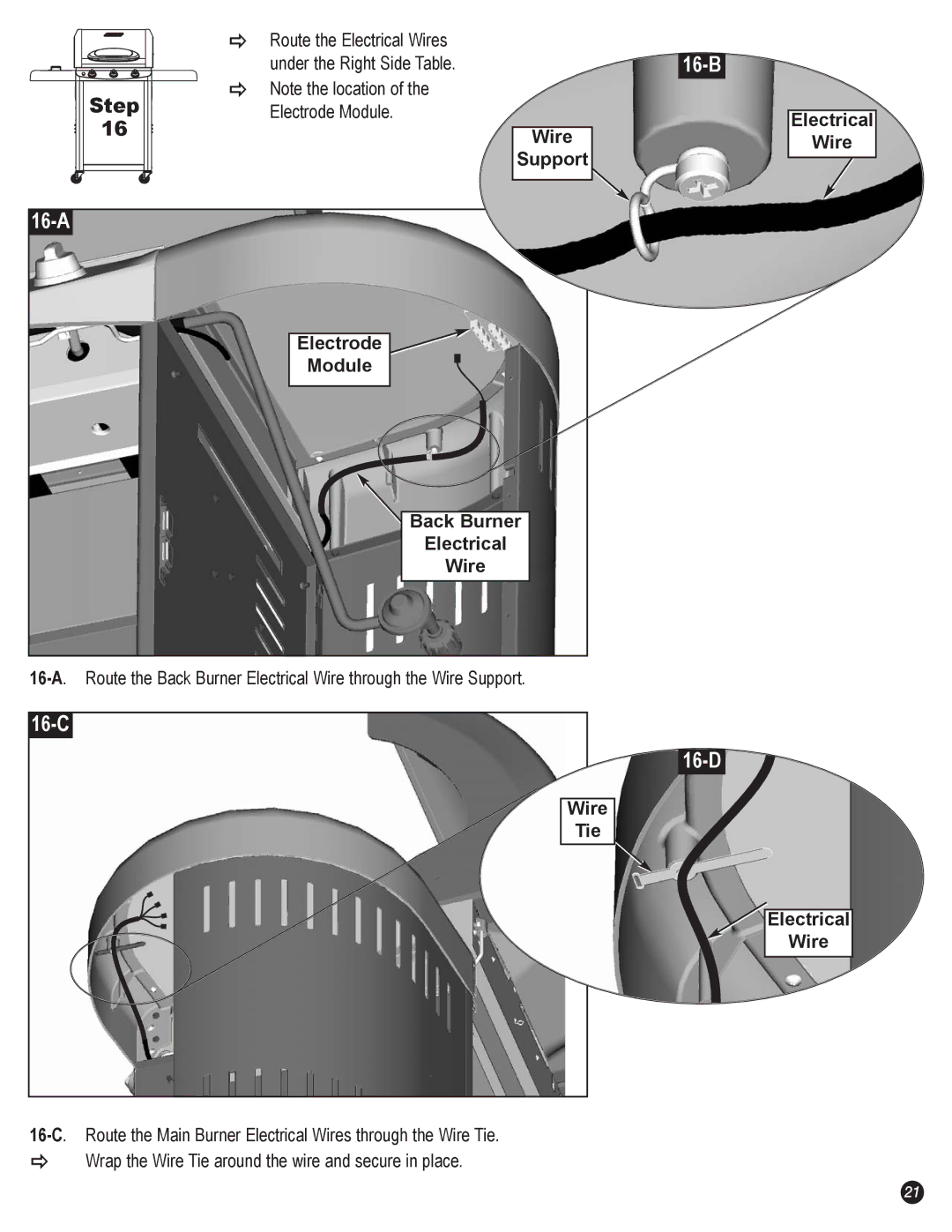 Coleman 5600 manual 16-A, 16-B, 16-C 16-D 