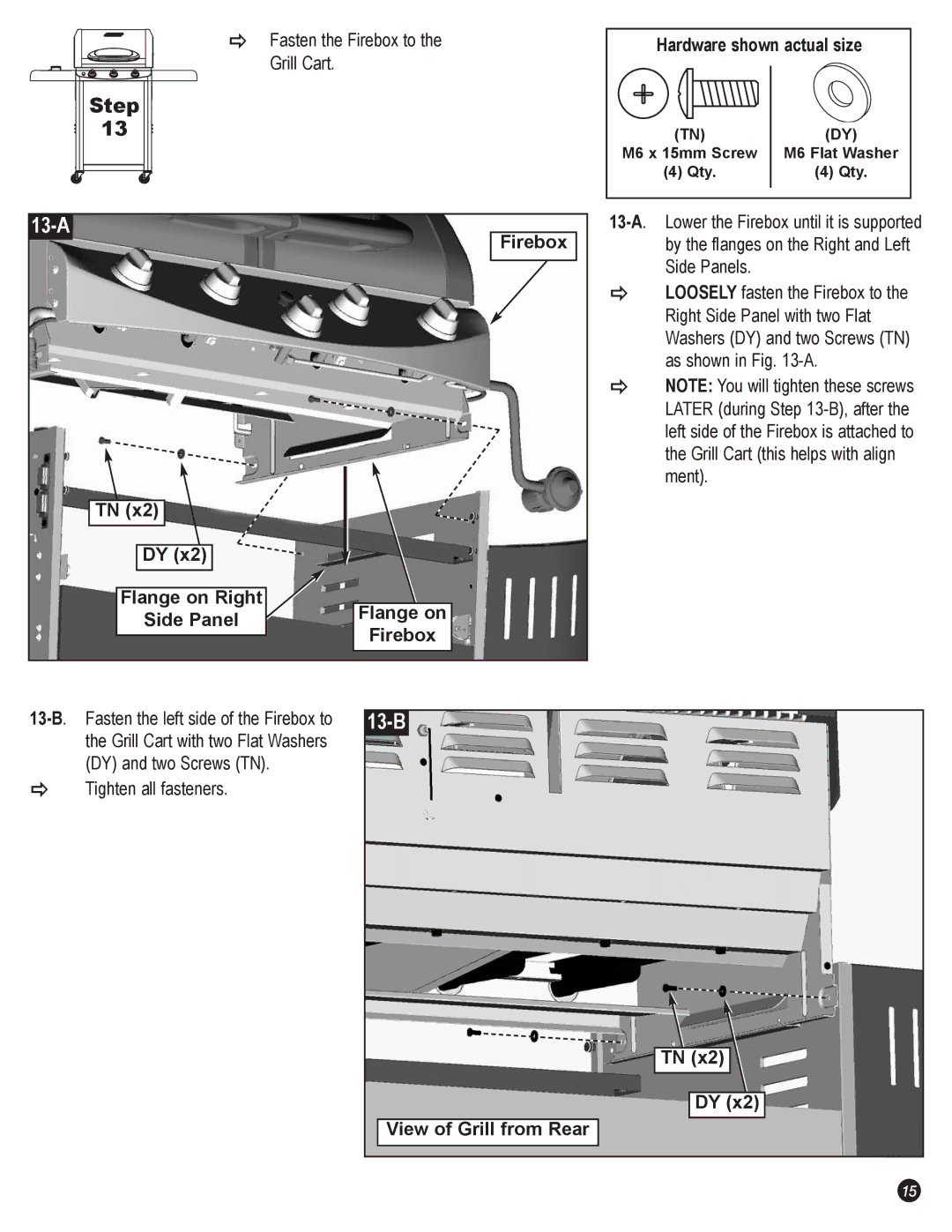 Coleman 7700 LP Gas Series, 7700 Series manual 13-A, 13-B, Firebox 