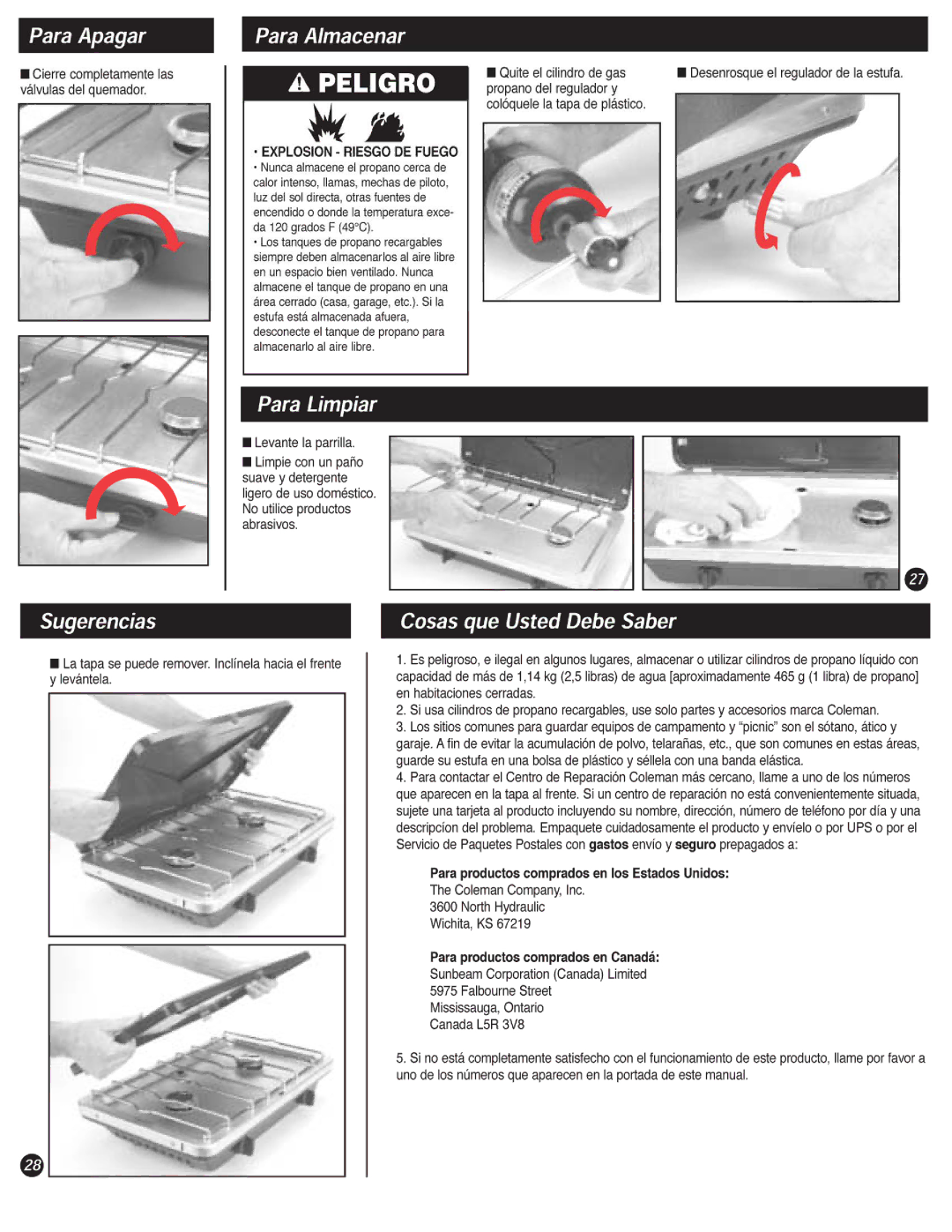 Coleman 9911 manual 