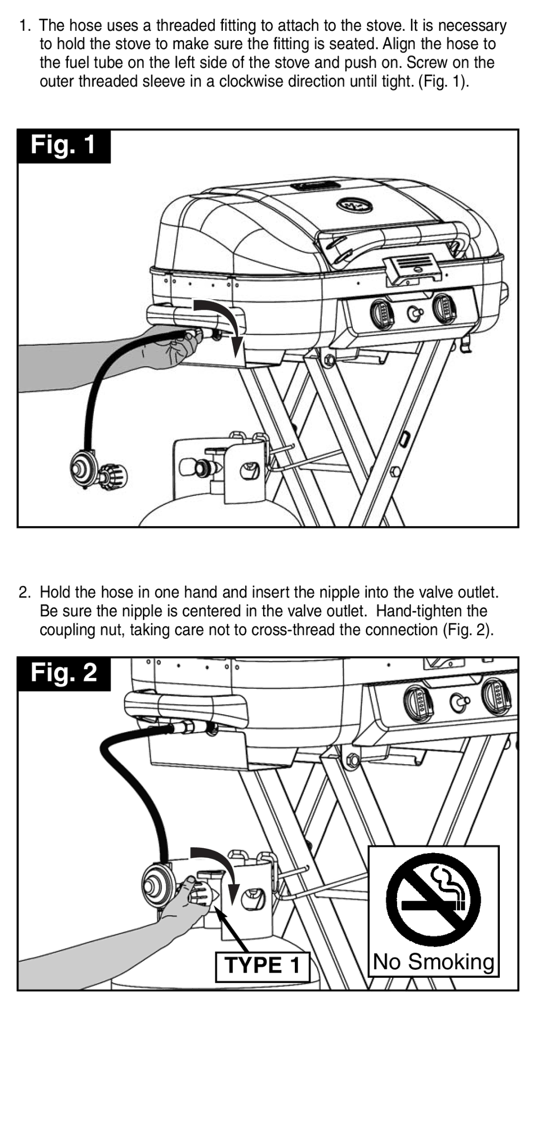 Coleman 9928 instruction sheet Type 