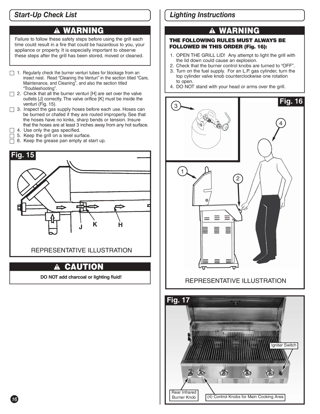 Coleman 9992-648, 8350 Series manual Start-Up Check List, Lighting Instructions 