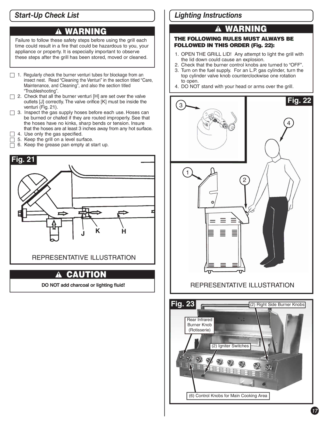 Coleman 8450 Series, 9992-649 manual Start-Up Check List, Lighting Instructions 