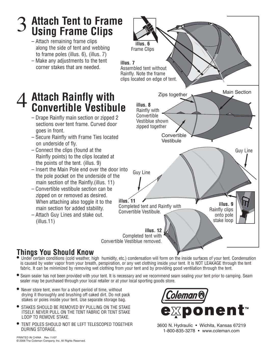 Coleman HEKA X2 Attach Tent to Frame Using Frame Clips, Attach Rainfly with, Convertible Vestibule, Things You Should Know 