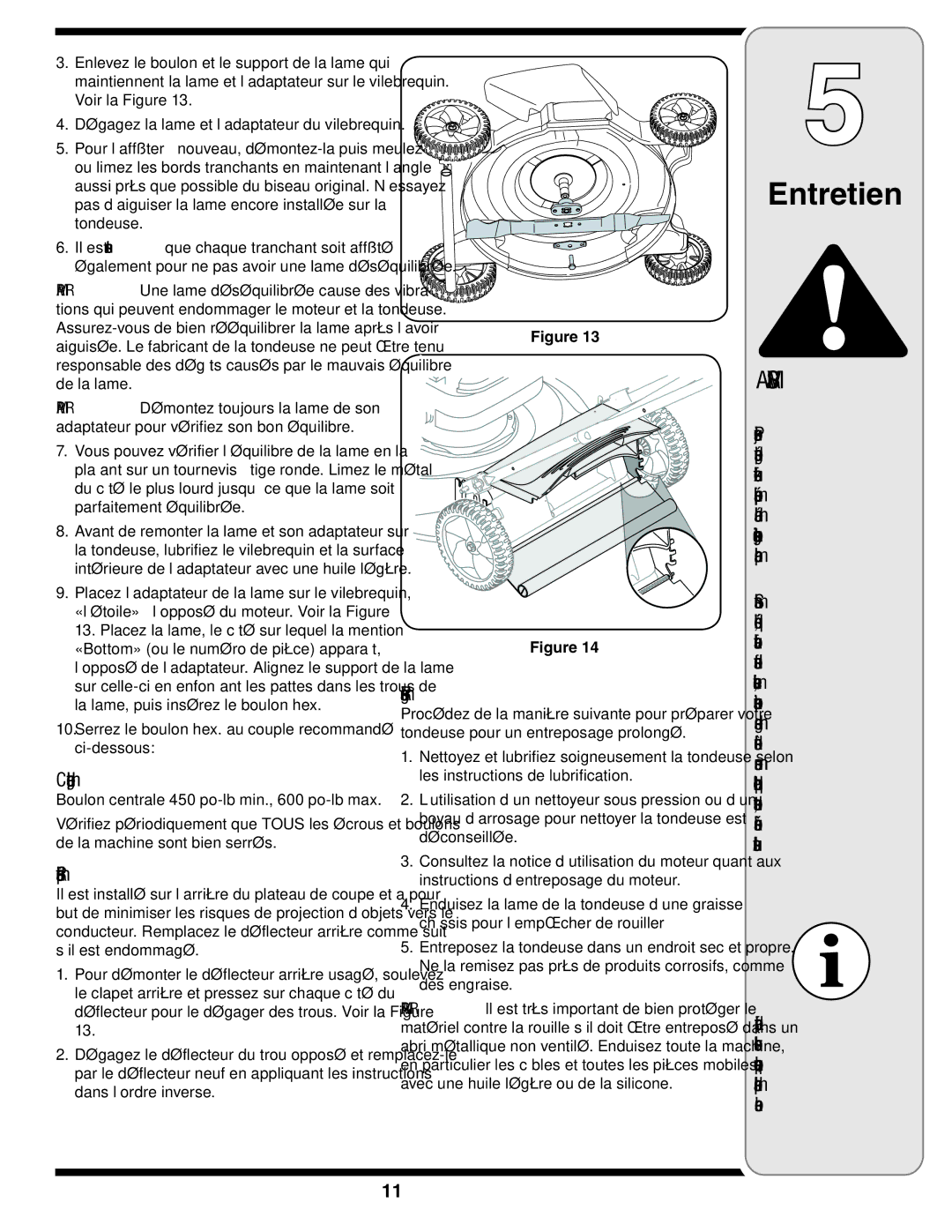 Columbian Home Products 540 warranty Entretien 