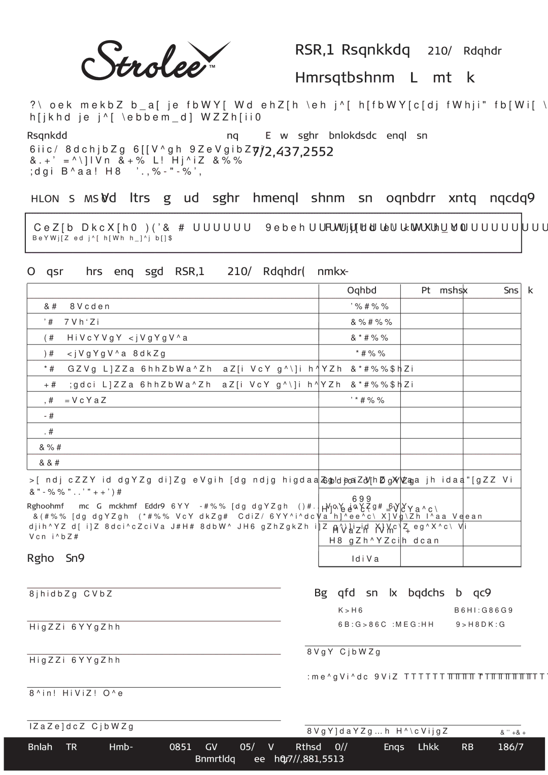 Combi 3210 instruction manual Parts Order Form, Price Quantity Total 