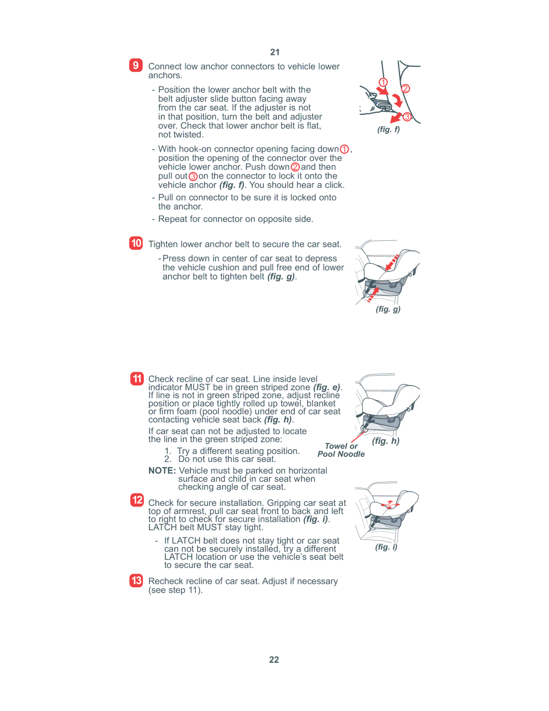 Combi 8100 instruction manual Fig. h 