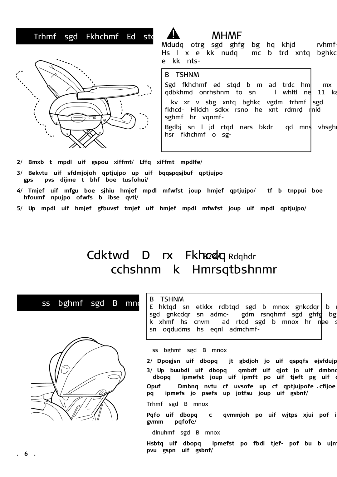 Combi 9800, 9810 Deluxe Easy Glider 9850 Series Additional Instructions, Using the Gliding Feature, Attaching the Canopy 