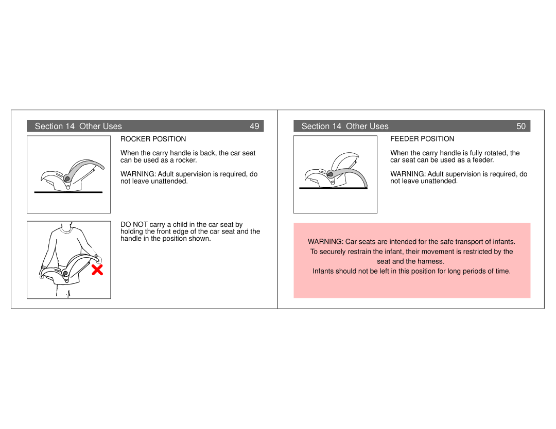 Combi Centre EX 8086, Centre ST 8065, Centre DX 8074 instruction manual Other Uses, Rocker Position, Feeder Position 