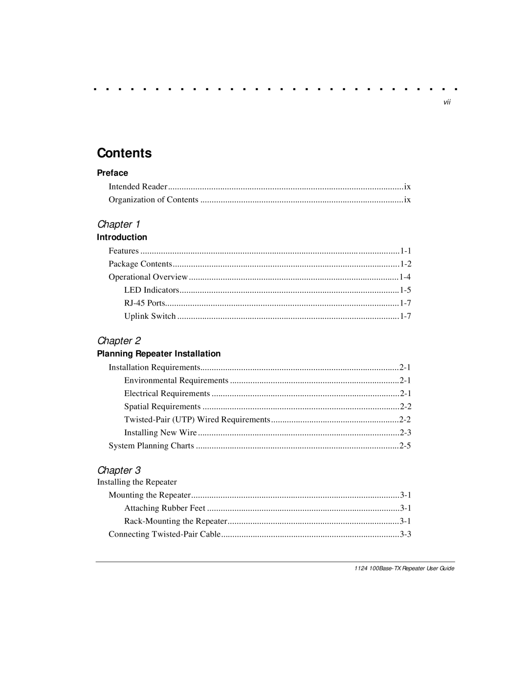 Compaq 1124 manual Contents 