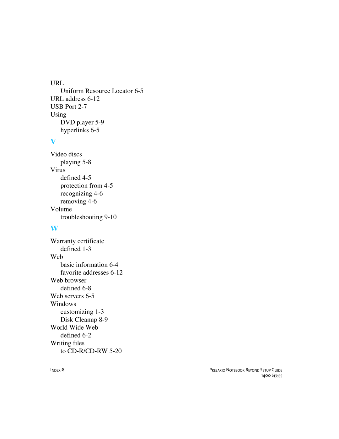 Compaq 1400 manual Url 