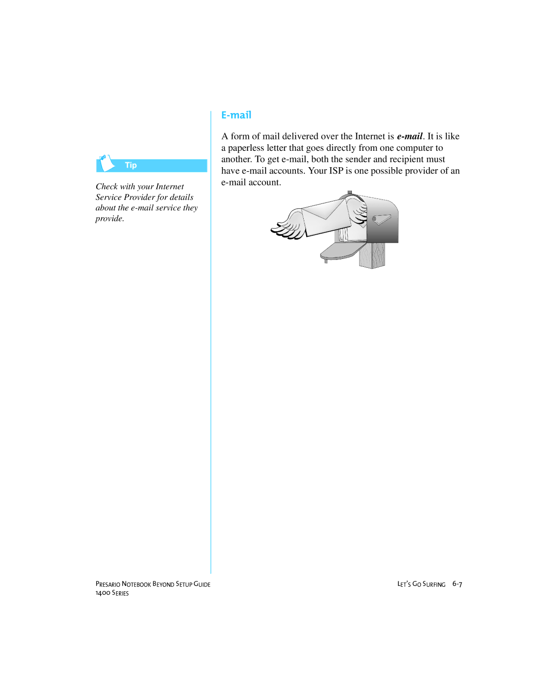 Compaq 1400 manual Mail 