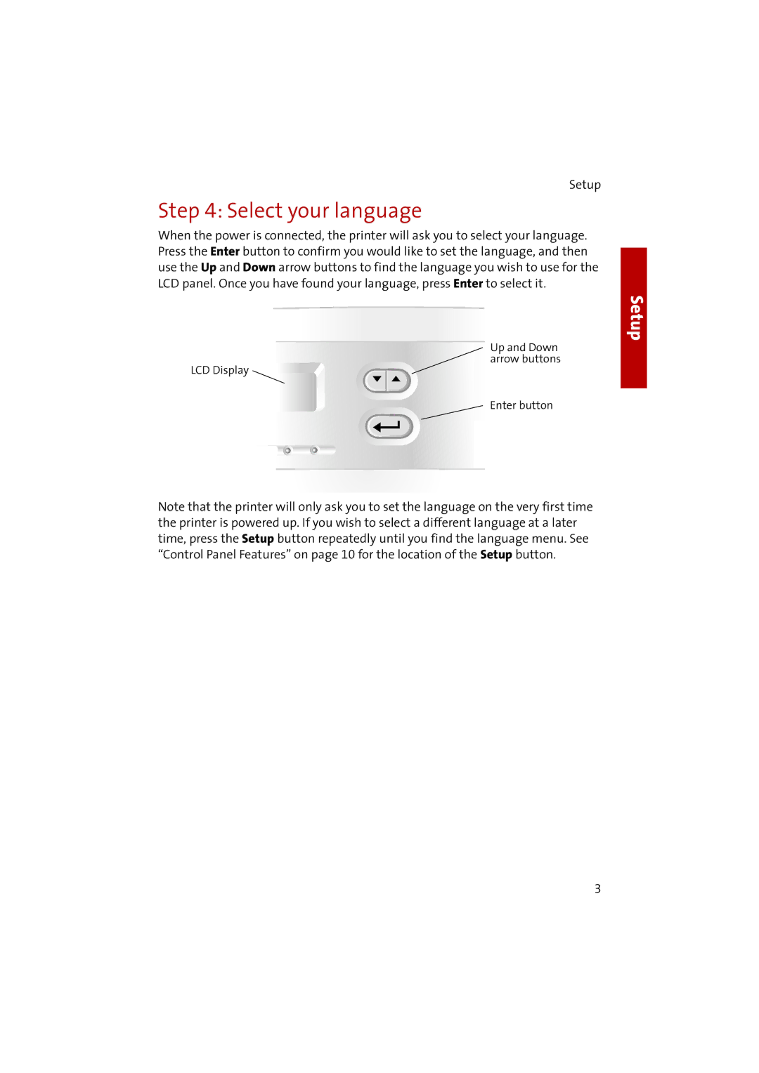 Compaq 1400P manual Select your language 