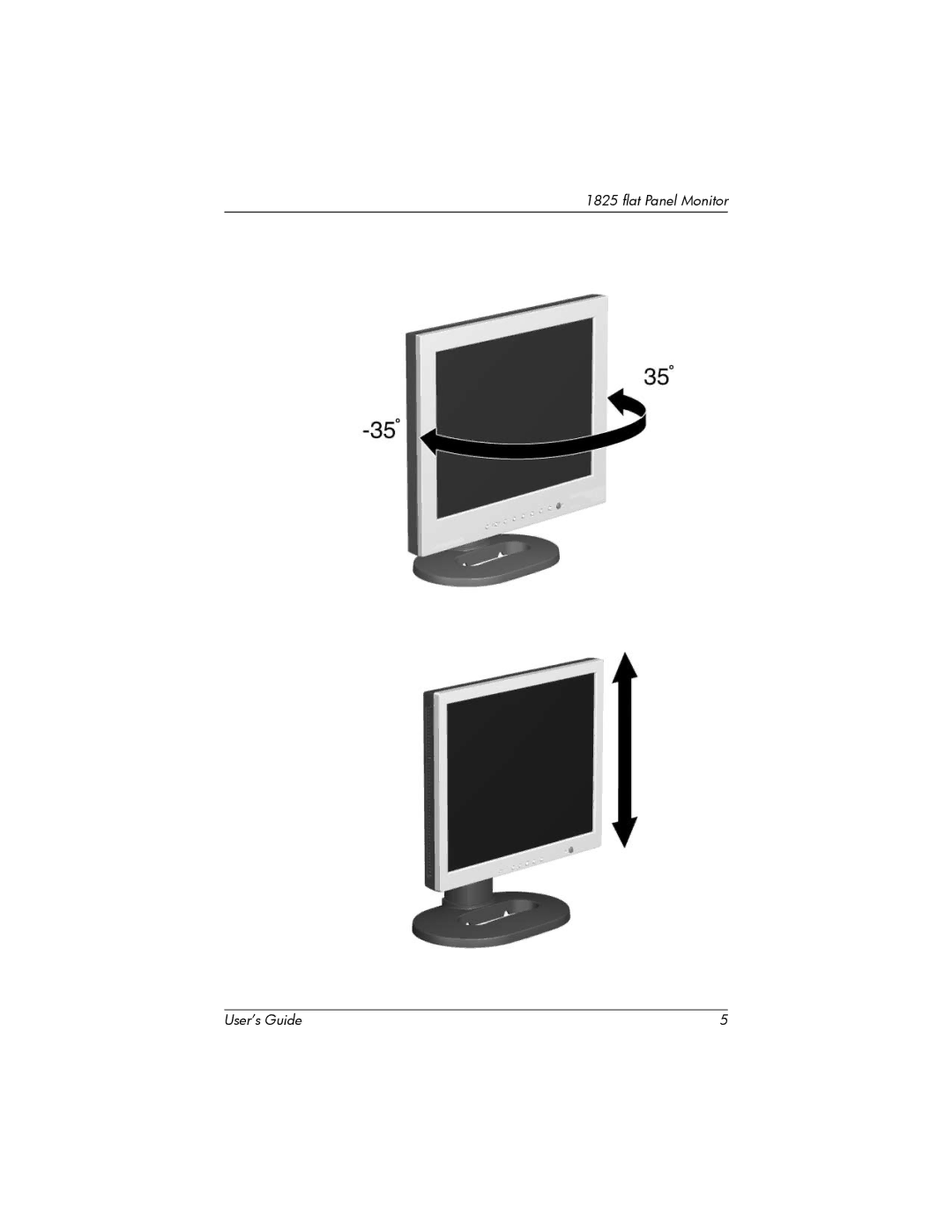 Compaq 1825 manual Flat Panel Monitor User’s Guide 